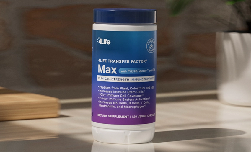 4Life Transfer Factor Max — 120 vegetable capsules, clinical-strength immune support